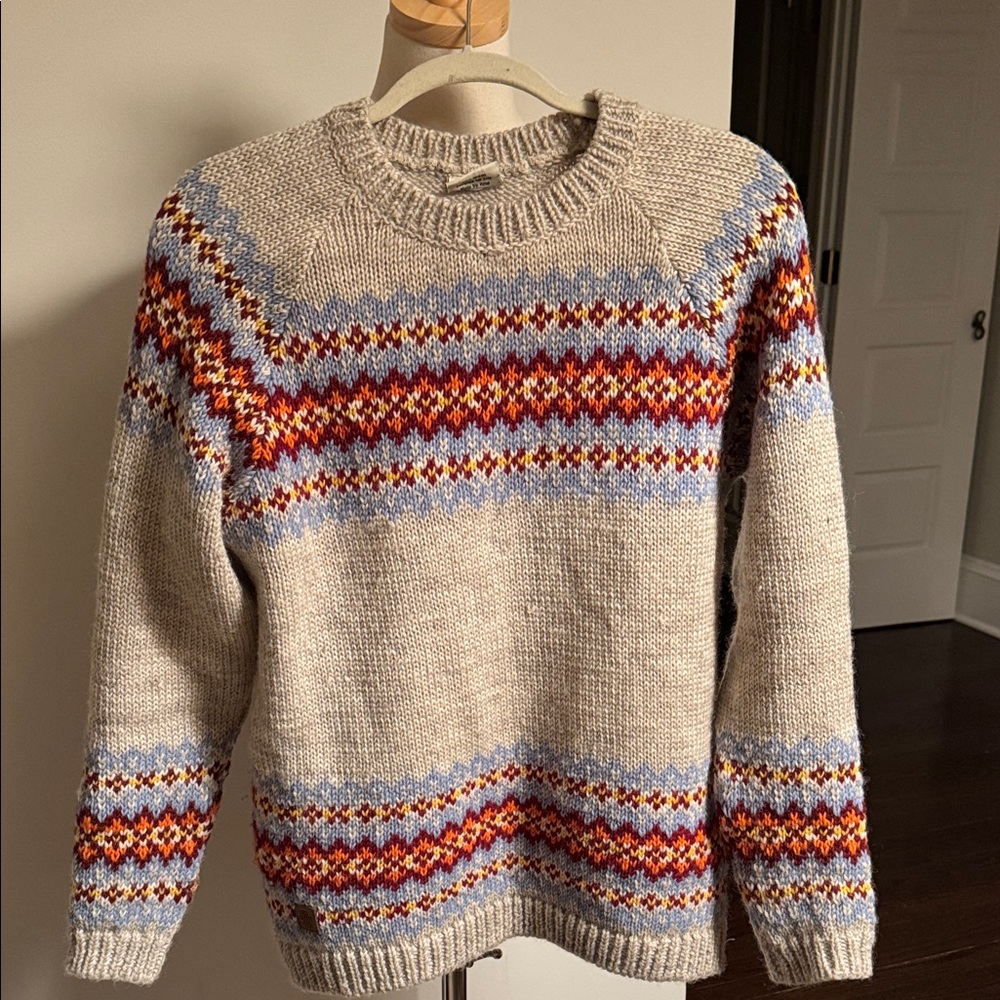 Pachamama 100% wool Patterned Sweater